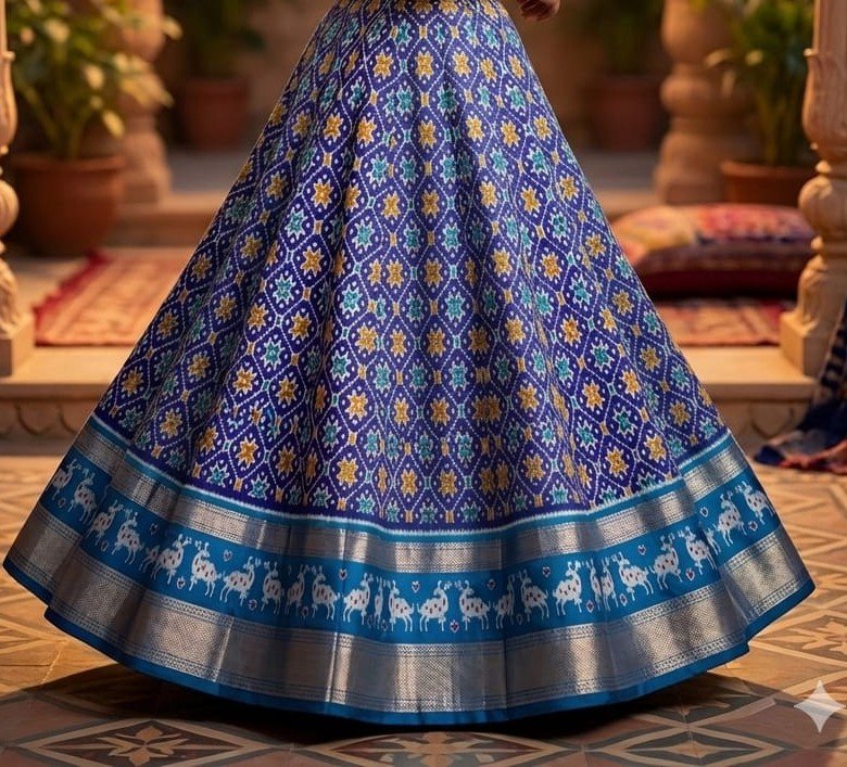 Silk Lehenga - PSSIL07-FSLGDSSCC-12