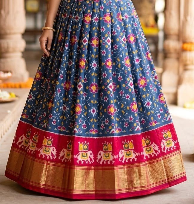 Silk Lehenga - PSSIL07-FSLGDSSCC-19