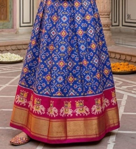 Silk Lehenga - PSSIL07-FSLGDSSCC-22