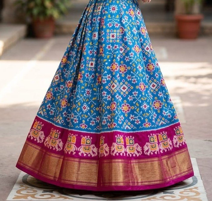 Silk Lehenga - PSSIL21-FSLGCSSDC-06
