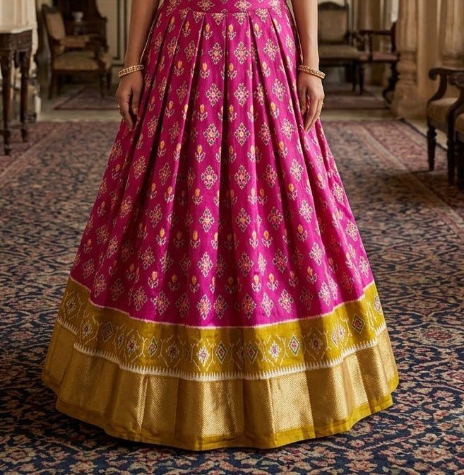 Silk Lehenga - PSSIO04-FSLGDSBDC-12
