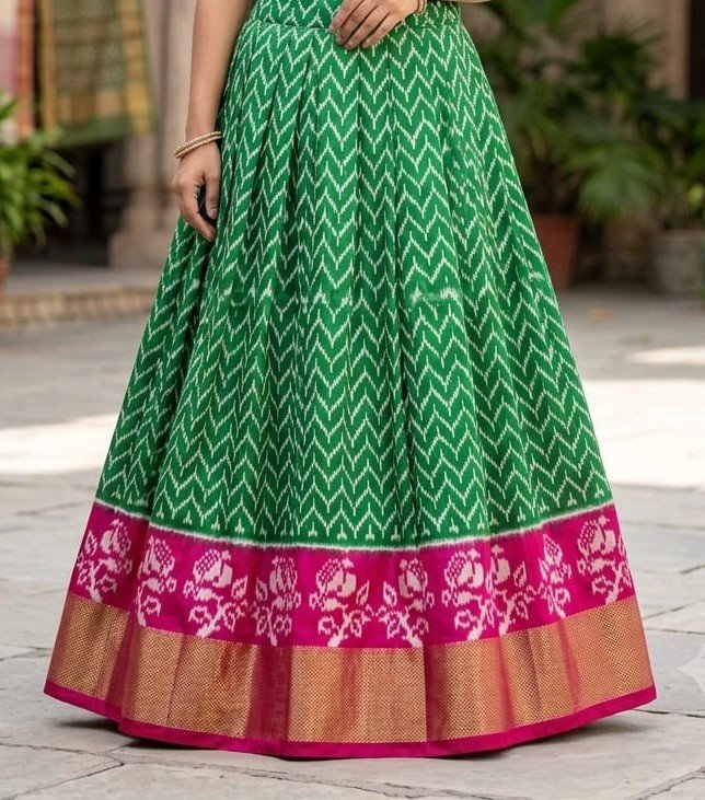 Silk Lehenga - PSSIO12-FSLGDSBCC-05