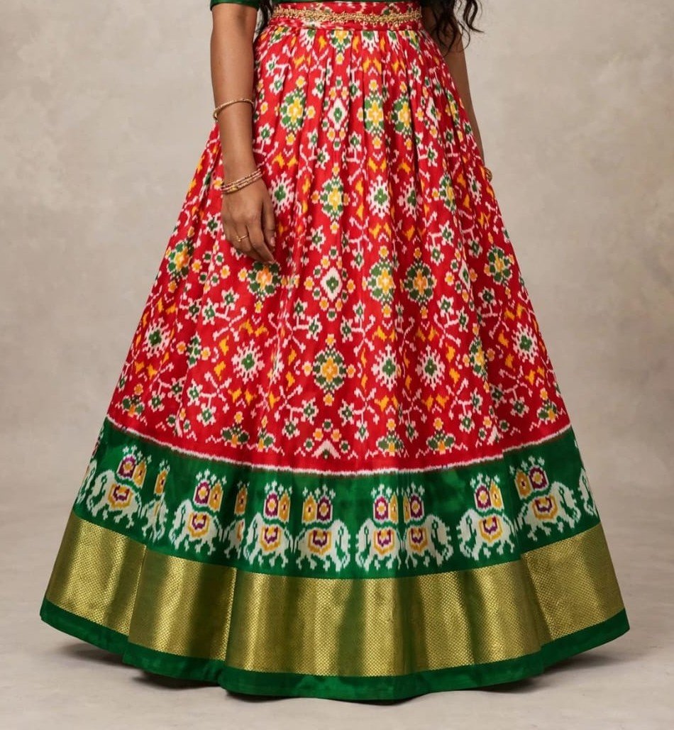 Silk Lehenga - PSSIS13-FSLGCSBCC-02