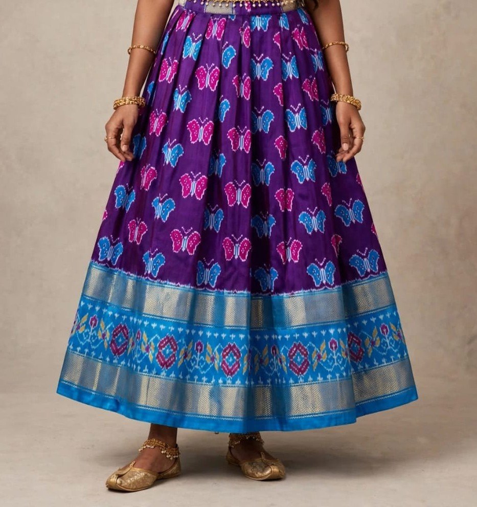 Silk Lehenga - PSSIS13-FSLGCSBCC-04