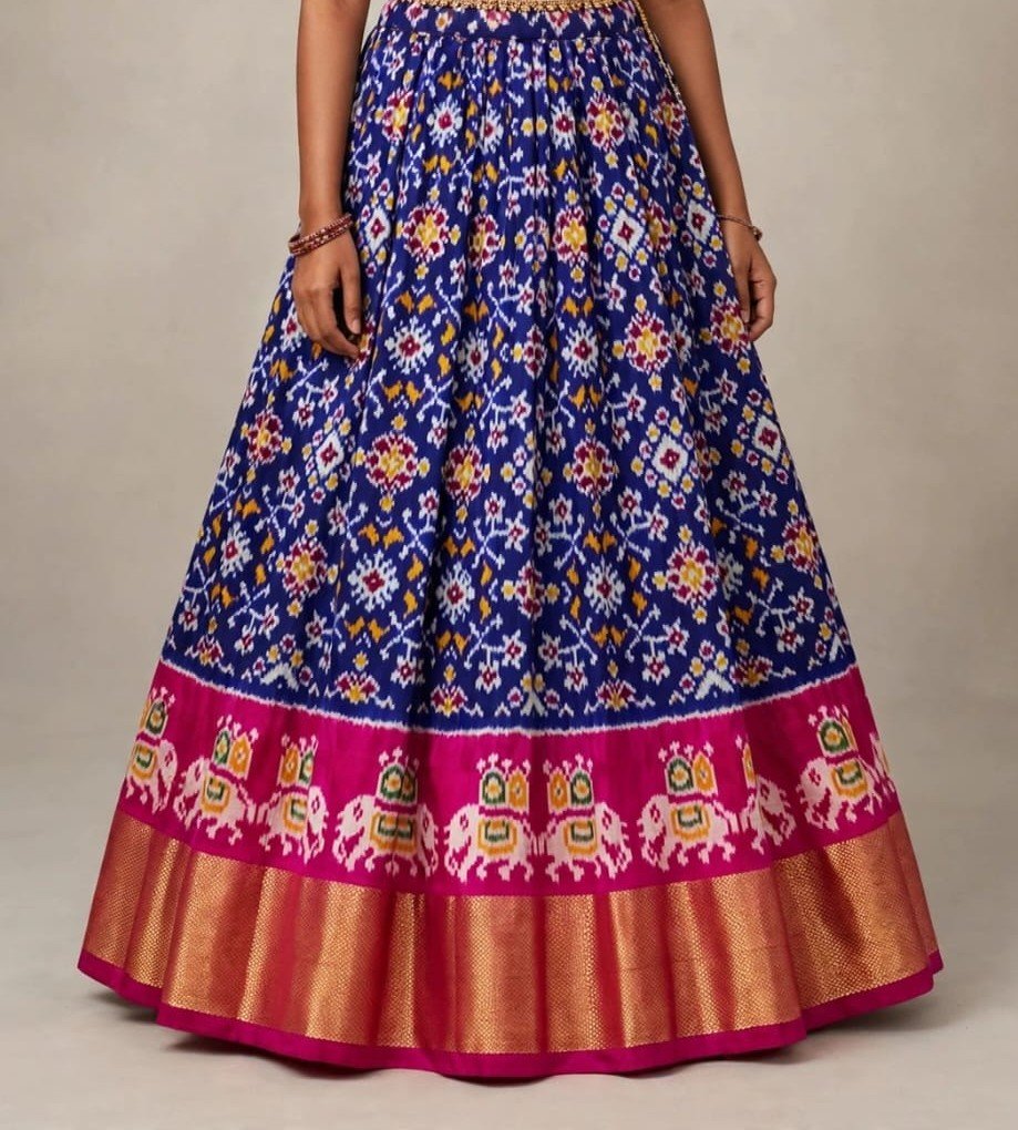 Silk Lehenga - PSSIS13-FSLGCSBCC-08