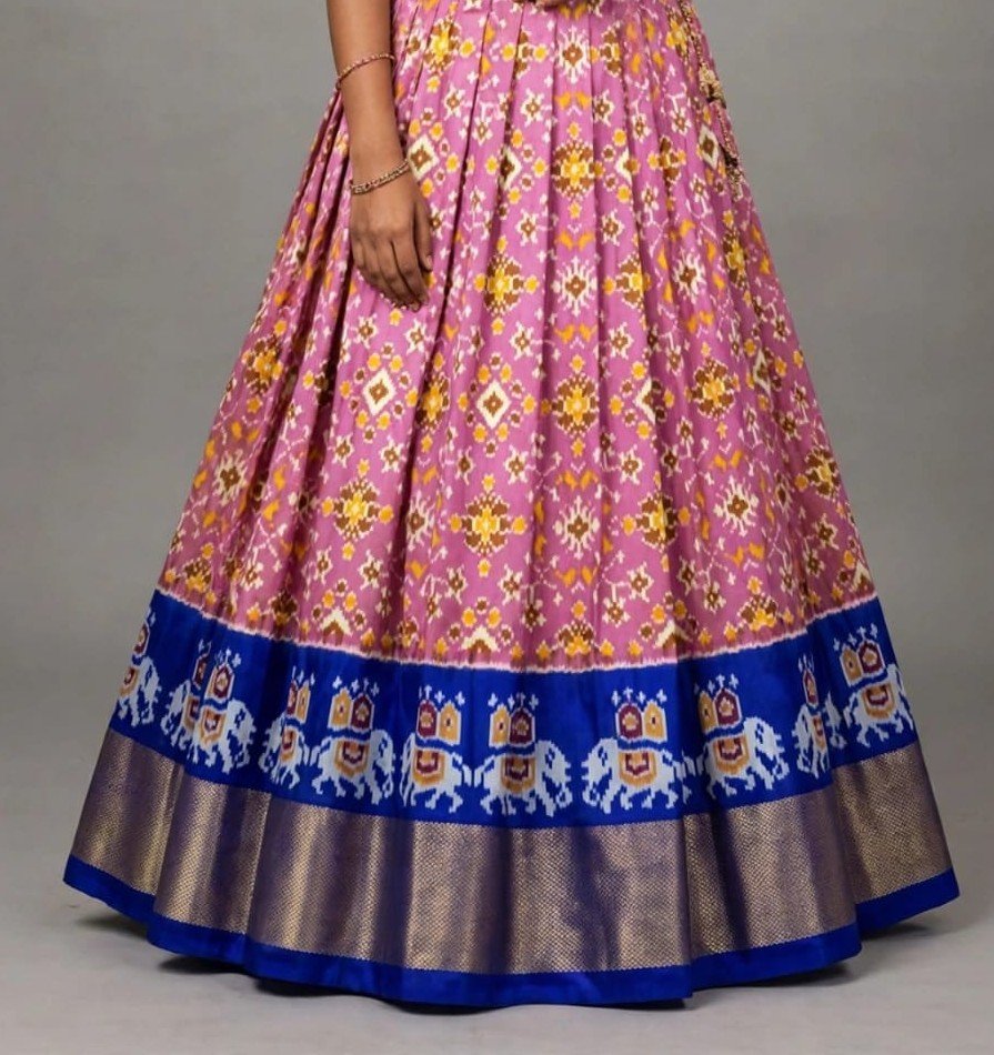 Silk Lehenga - PSSIS13-FSLGCSBCC-09