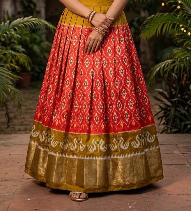 Silk Lehenga - PSSIS13-FSLGCSBCC-13