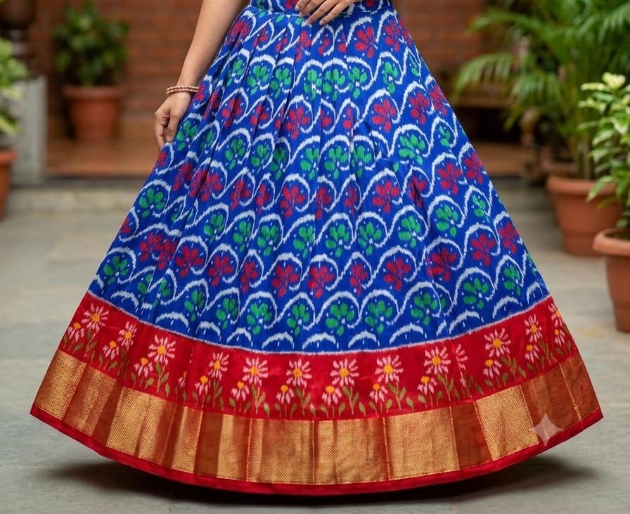 Silk Lehenga - PSSIS13-FSLGCSBCC-18