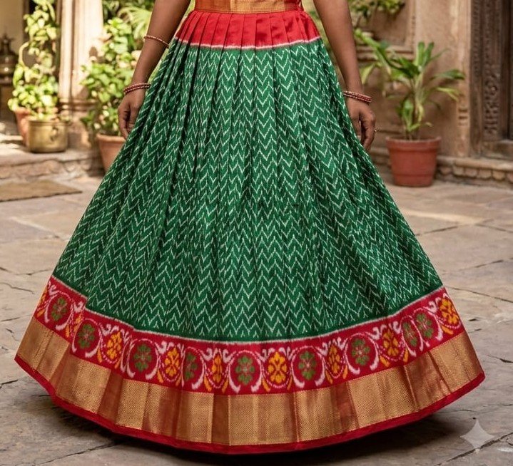 Silk Lehenga - PSSIS13-FSLGCSBCC-21