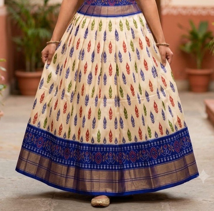 Silk Lehenga - PSSIS13-FSLGCSBCC-27