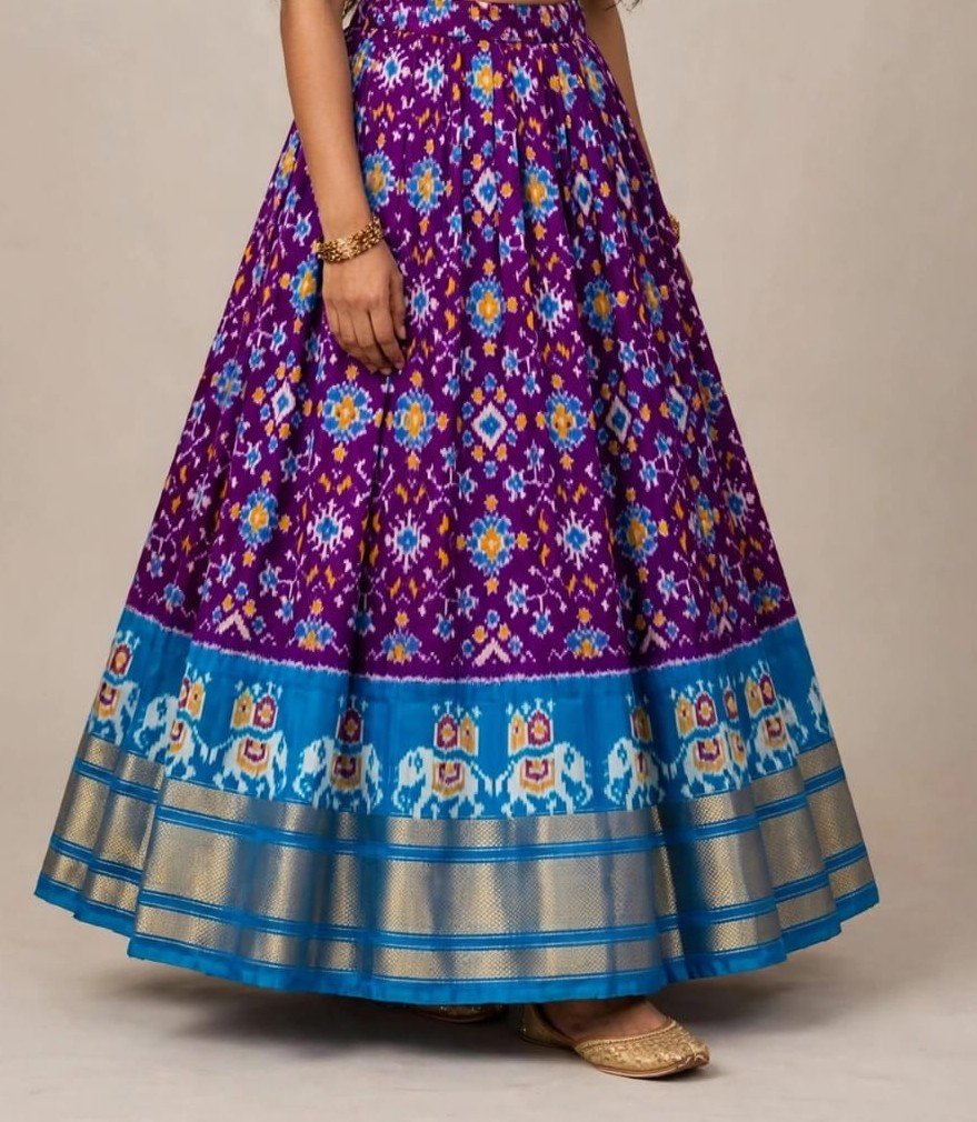 Silk Lehenga - PSSIS27-FSLGCSBCC-01