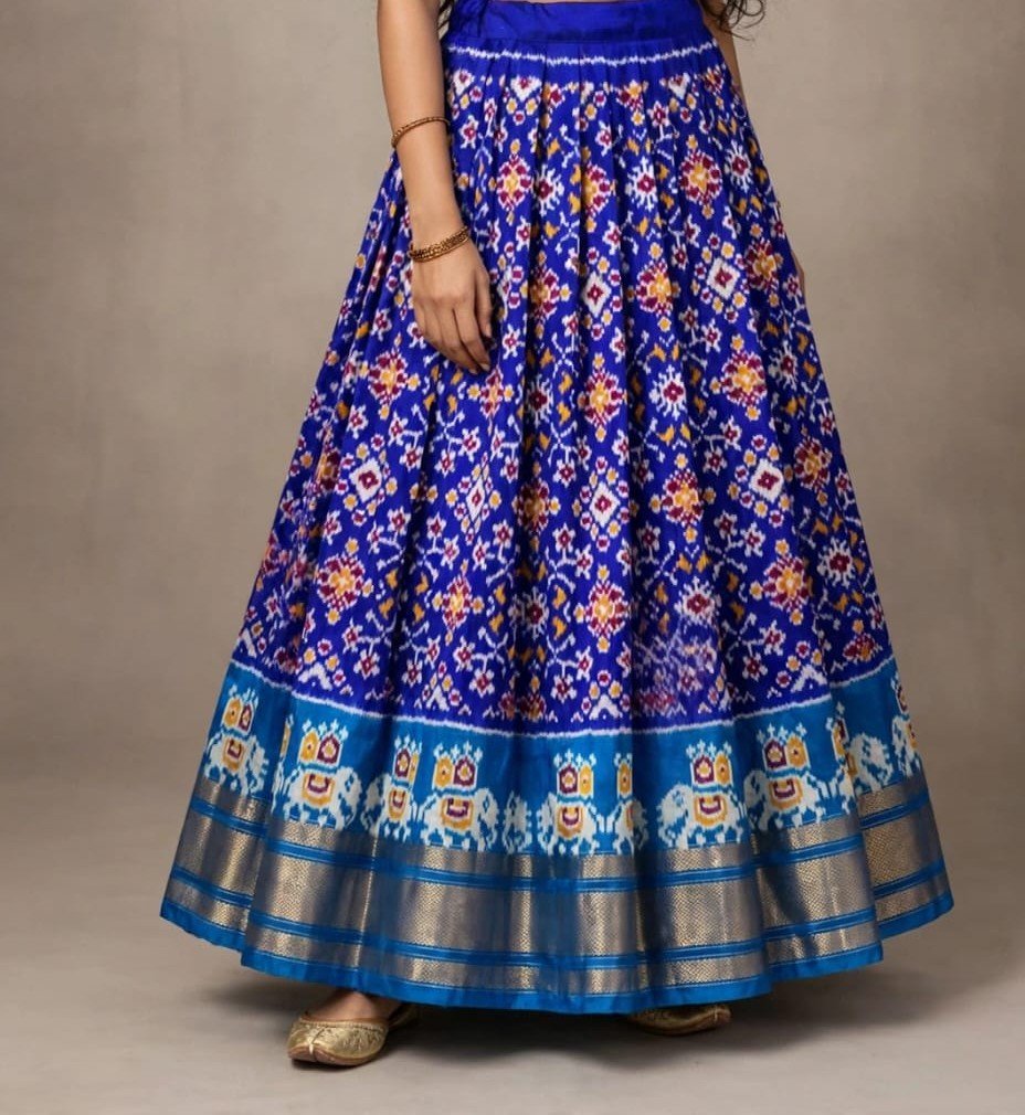 Silk Lehenga - PSSIS27-FSLGCSBCC-03