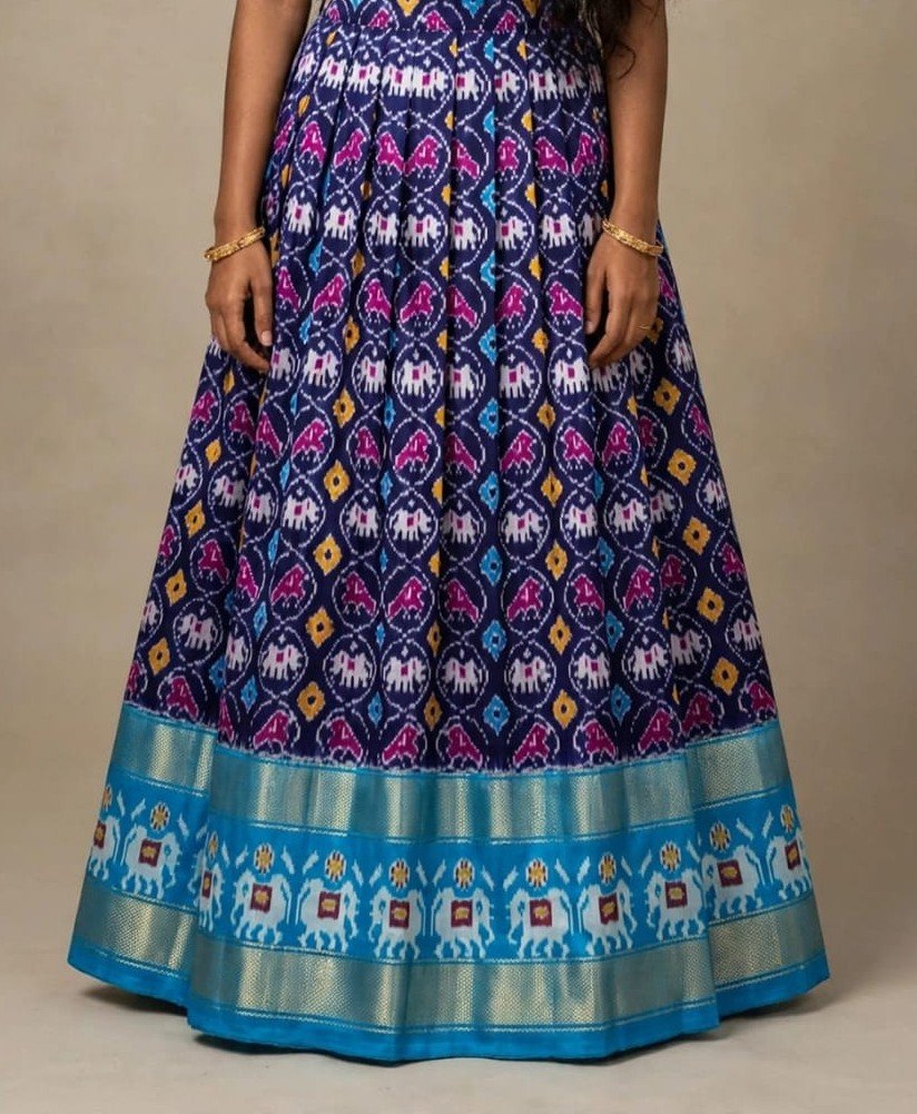 Silk Lehenga - PSSIS27-FSLGCSBCC-05