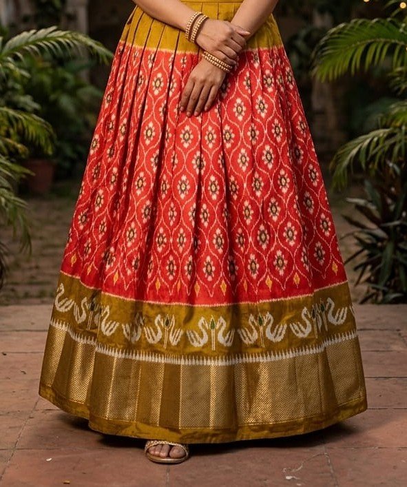 Silk Lehenga - PSSIS27-FSLGCSBCC-13