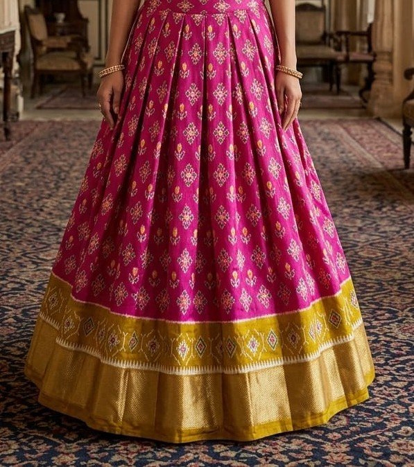 Silk Lehenga - PSSIS27-FSLGCSBCC-15