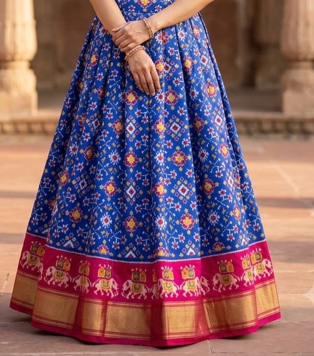 Silk Lehenga - PSSIS27-FSLGCSBCC-20