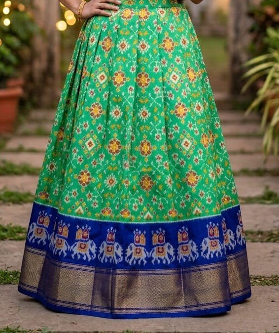 Silk Lehenga - PSSIS27-FSLGCSBCC-22