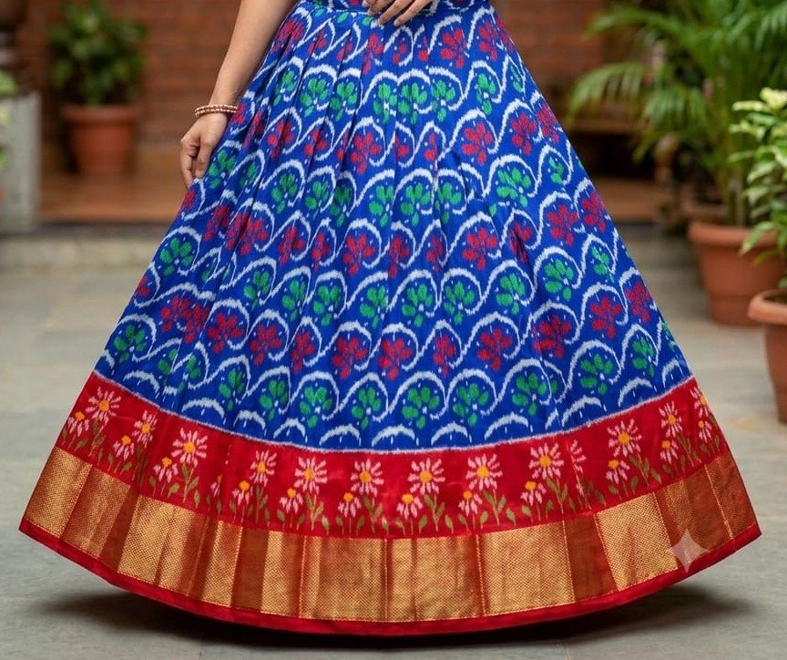 Silk Lehenga - PSSIS27-FSLGCSBCC-24