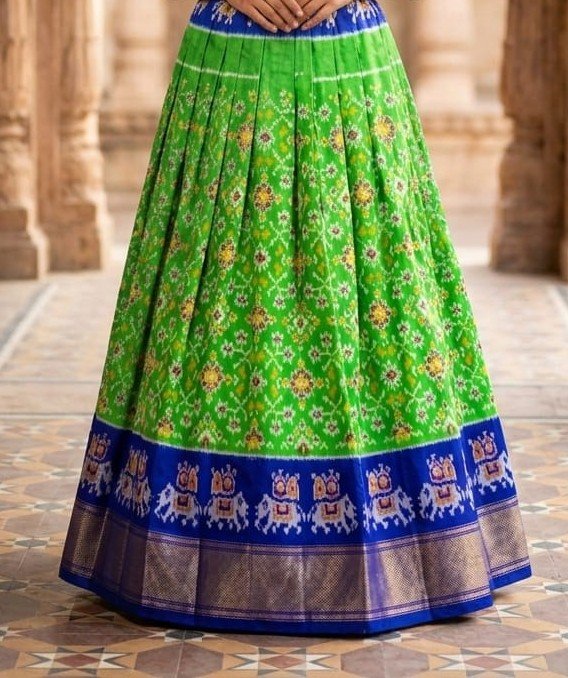 Silk Lehenga - PSSIS27-FSLGCSBCC-27