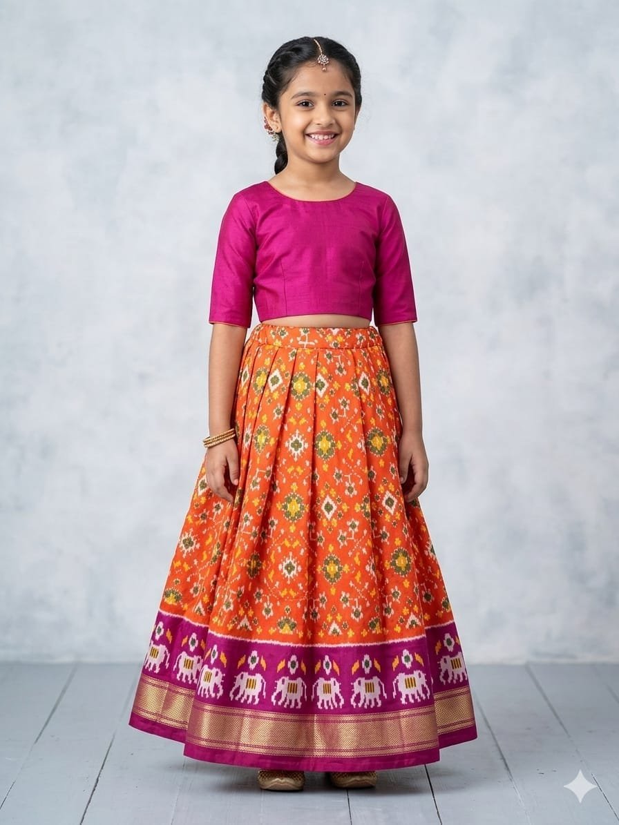 Silk Lehenga - PSSIS28-MSLGDEBDC-05