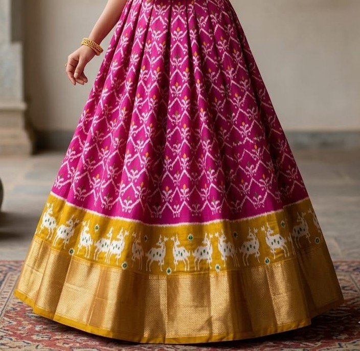 Silk Lehenga - PSSIY24-FSLGCSSCD-04